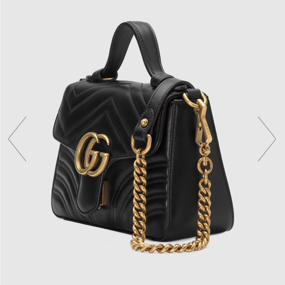 GG MARMONT MINI TOP HANDLE BAG - Picture 6 of 12